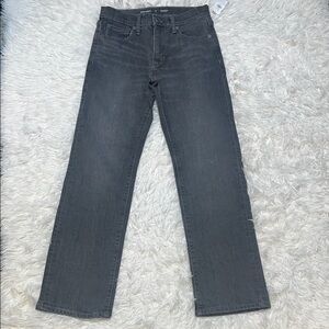 Old Navy Gray Straight Built-In Flex Jeans